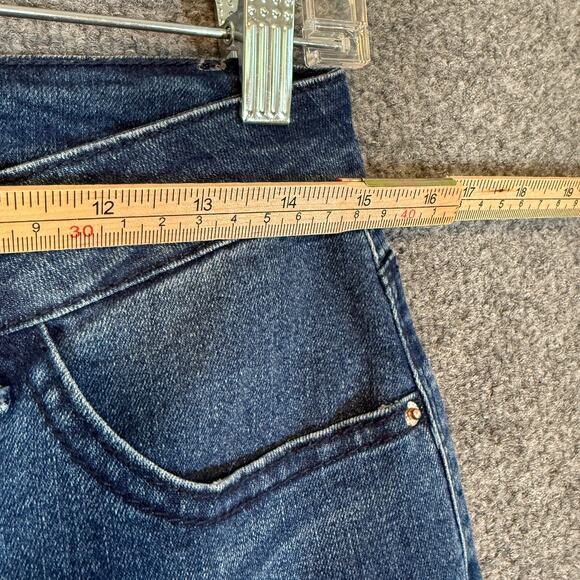 Curve Appeal Jeans Womens 30 Blue Medium Wash Stretch Skinny Casual - Picture 6 of 10